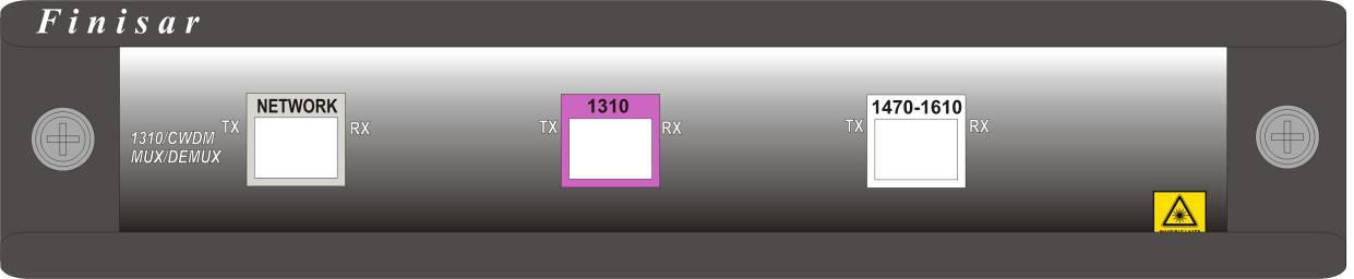 1310/CWDM MUX/DEMUX插入式模块图2