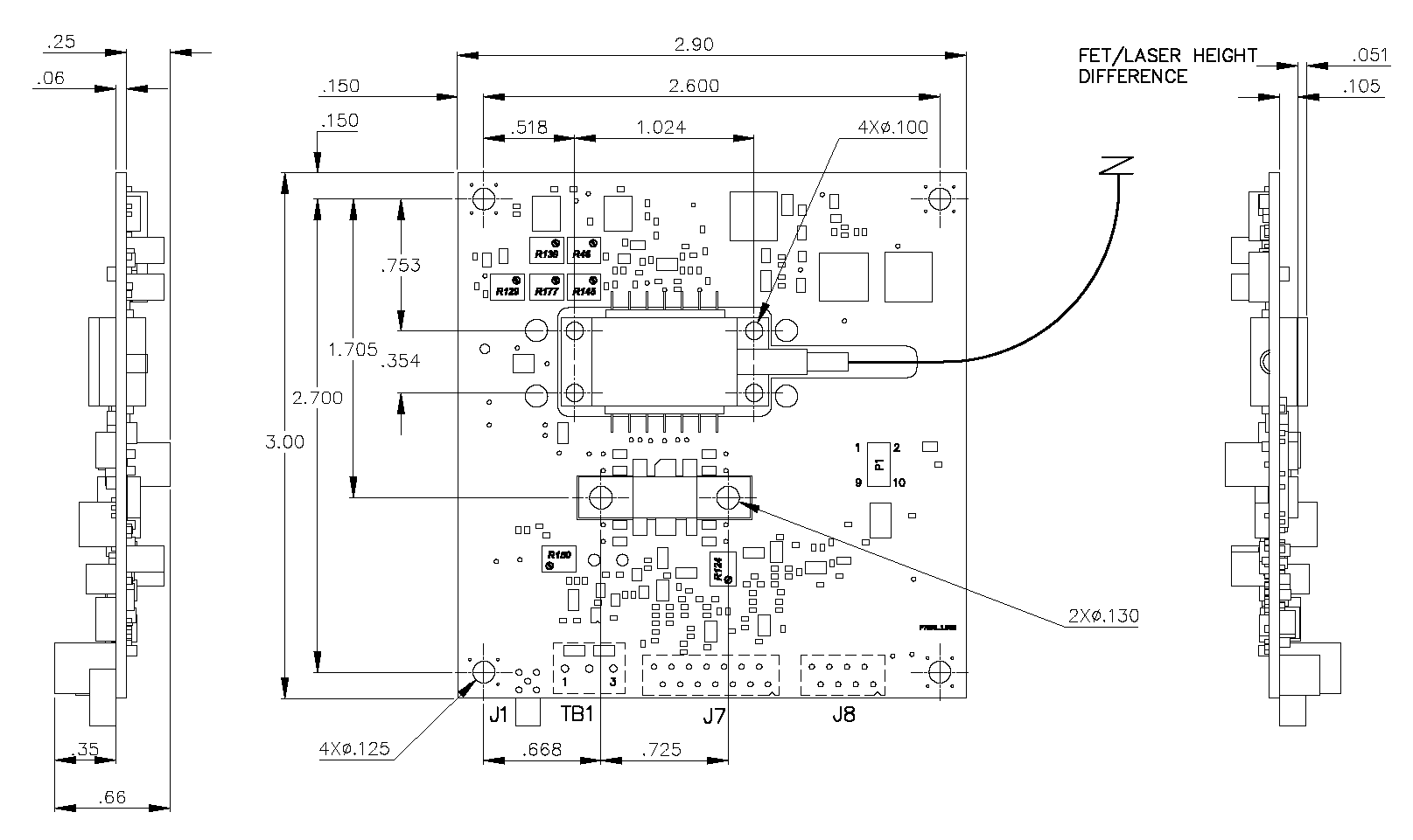 762 OEM种子激光二极管驱动器组件图1