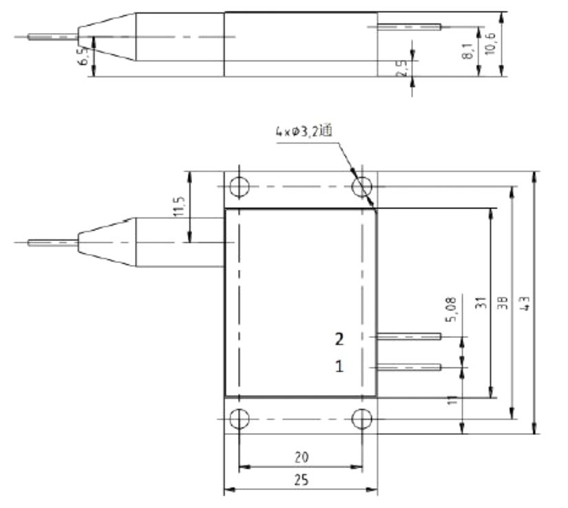 FBLD-976-30W-FC105-2Pin图1