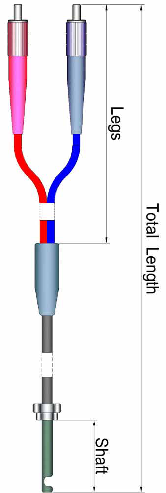 光纤传输探针（二氧化硅可见光-近红外）。图1