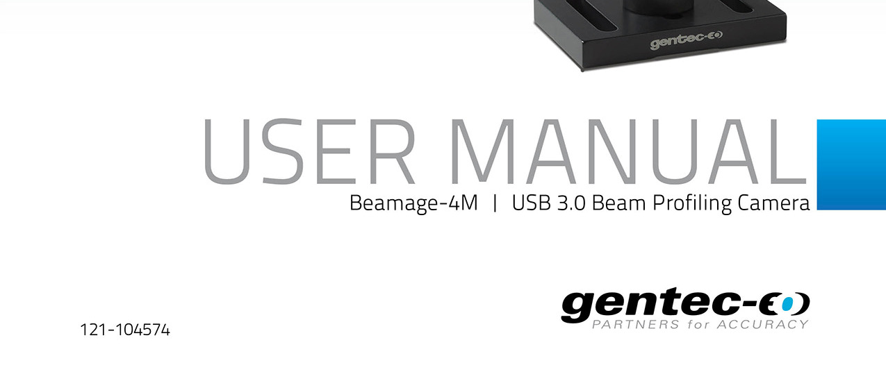 Gentec-EO - 激光光束轮廓仪 - Beamage-4M图1