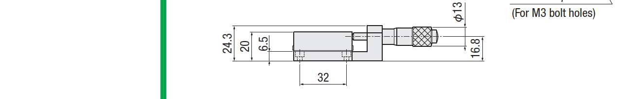 轻量级X轴手动平台 - B11-25 (交叉滚柱导轨)图31