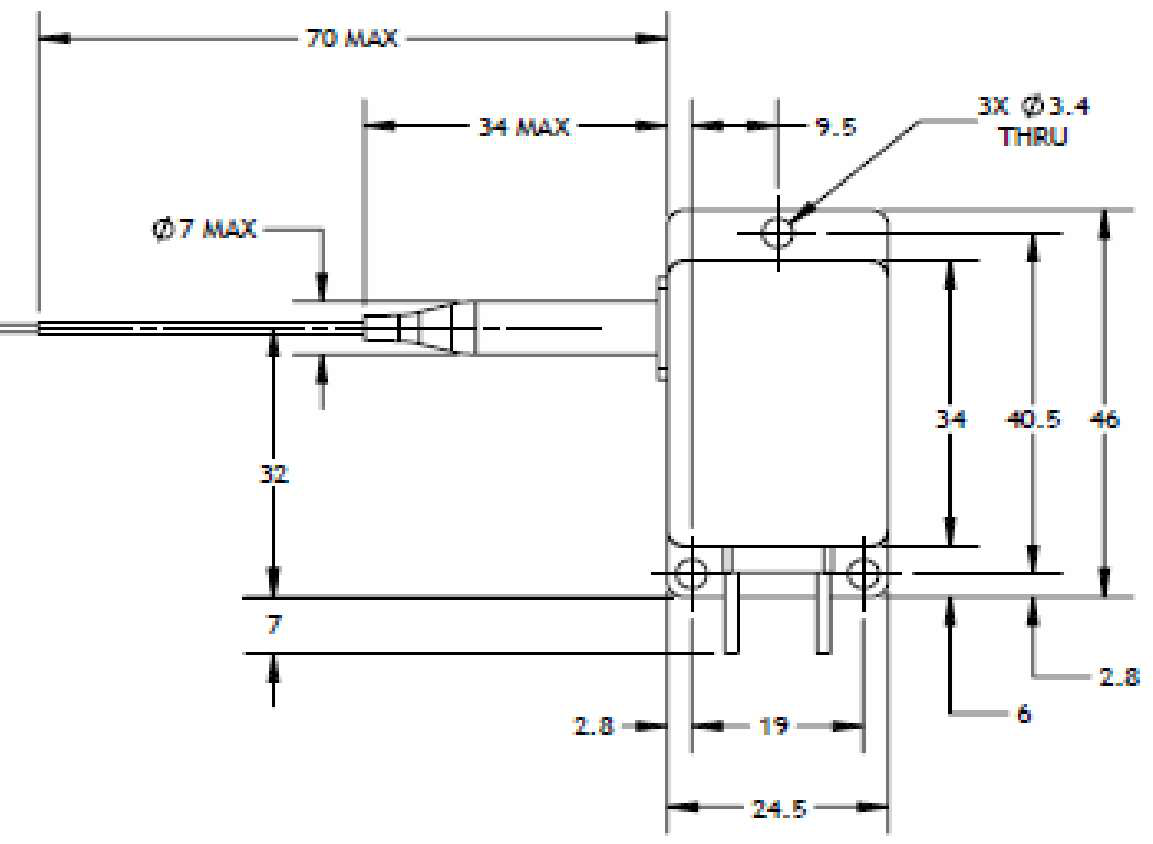 ST-040-9xx-105-5-1.5-SMA-R01 SMA端接激光模块图2