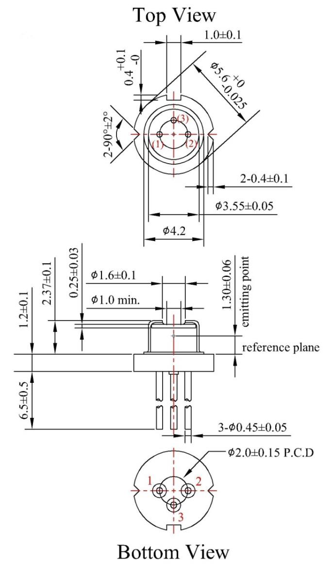 U-LD- 650740A/D 激光二极管图1