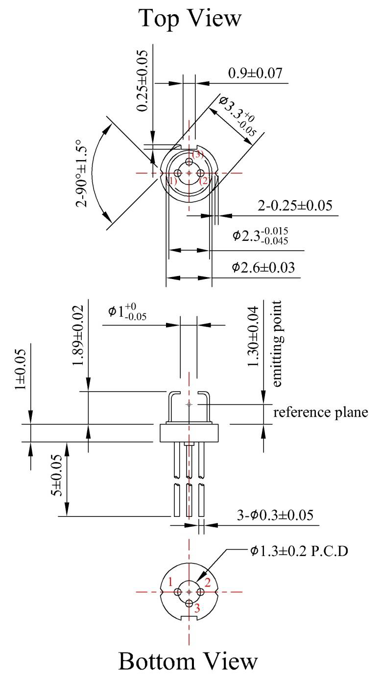 U-LD- 650742Ap/Cp激光器二极管图1