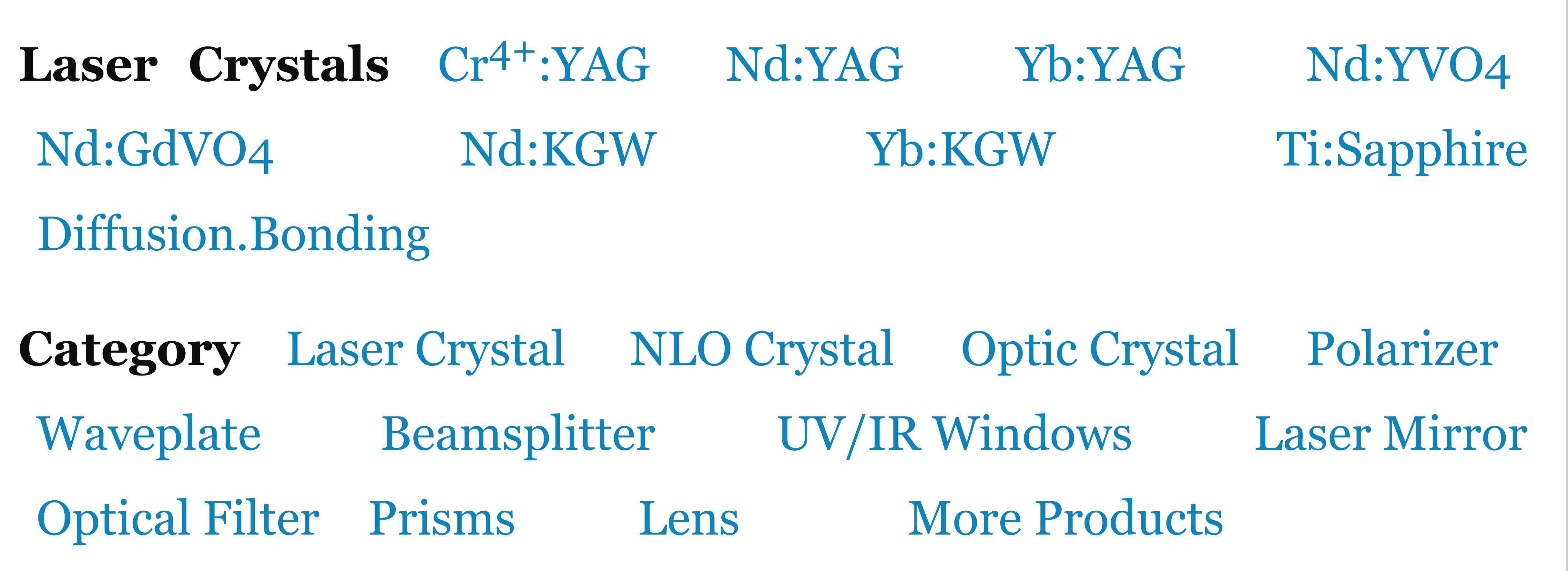 Yb:KGW激光晶体图2
