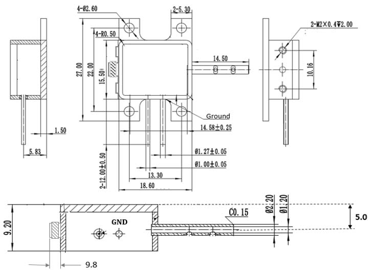 20 GHz High Power, High Linearity Photodiode图1