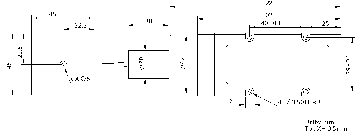 2 μm Fiber to Free Space High Power Isolator图2