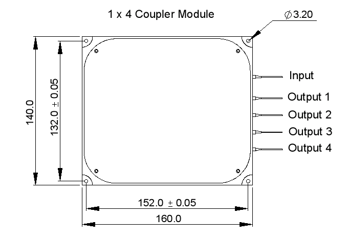 1064 nm Polarization Maintaining Filter Coupler Module图1