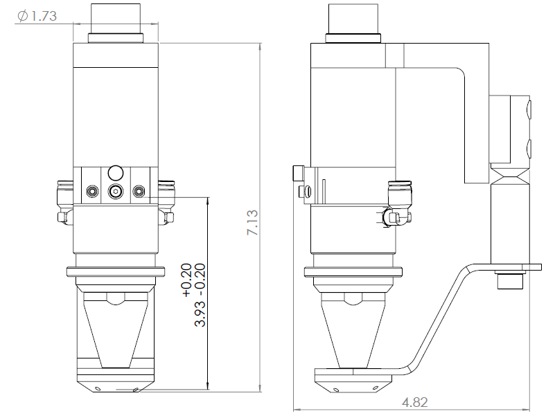 CO Laser Cutting Head图1