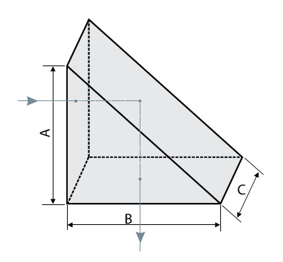 14RAP-1-0-2 - 直角棱镜 棱镜