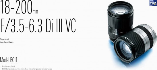 18-200mm F/3.5-6.3 Di III VC Lens 光学透镜