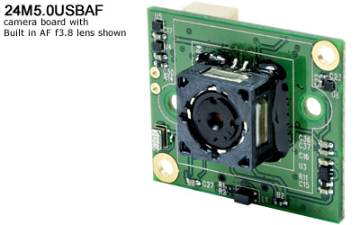 24M5.0USBAF 500万像素微型USB 2.0彩色板式摄像机 科学和工业相机