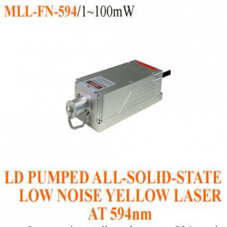 594 nm Low Noise Orange Solid State Laser 激光器模块和系统