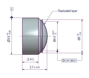 非球面准直器AC-256 T-610-690 光学透镜