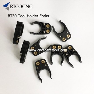 黑色BT30刀架叉子BT刀夹，用于数控铣床 激光器模块和系统
