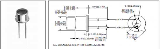CLD340硅光电二极管 光电探测器