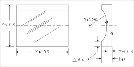 Commercial Grade Plano-Concave Cylindrical Lens NBK-7 150-0120 光学透镜