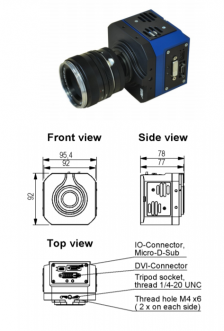 DK51165-C DVI CCD摄像机 科学和工业相机