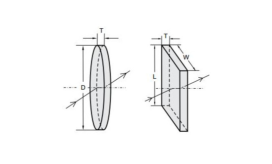 EKSMA Optics - 扁平圆窗 - 210-0703 光学窗口片