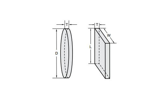 EKSMA - 受保护的黄金镜面 - 095-0030 光学反射镜