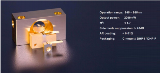 FDL-850-2W-TAL 半导体激光器
