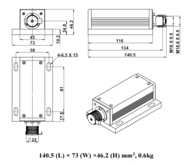 FPYL-532-XXXT DPSS激光器 激光器模块和系统