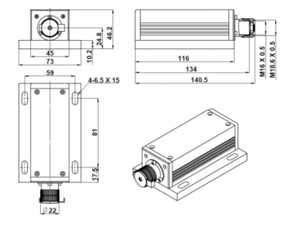 FPYL-671-XXXT DPSS激光器 激光器模块和系统