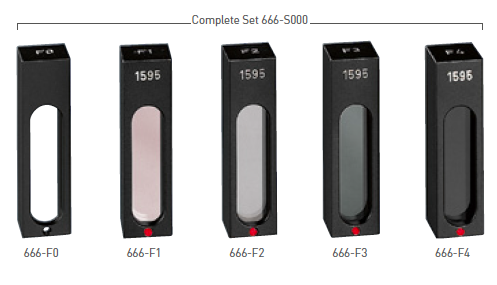 具有Dakks证书的玻璃过滤器666-S005 滤光片