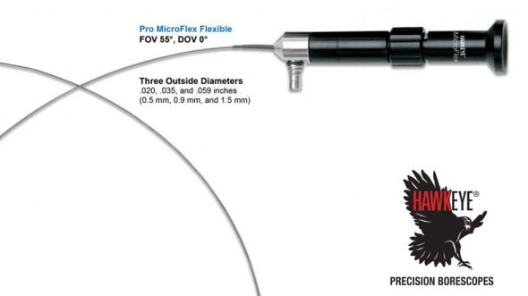 鹰眼®专业MicroFlex弹性内窥镜（直径0.020 - 0.059毫米） 孔探仪
