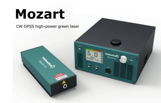 Mozart-10 CW DPSS high-power green laser 激光器模块和系统