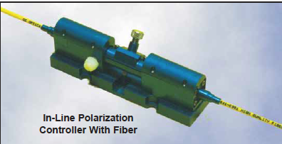 带光纤的尾纤偏振控制器 PFPC-11-400-S-3/125-XX-1-1 控制器和扰频器