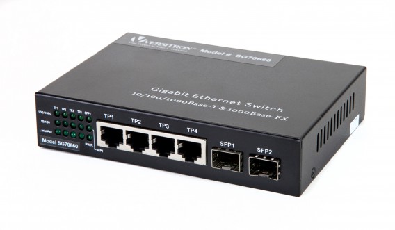 SG70660 6端口10/100/1000以太网交换机 光纤光开关