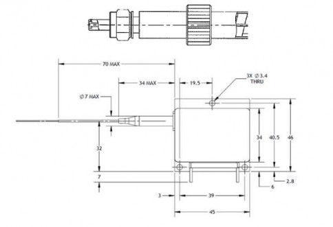 ST-065-976-105-1-1.5-SMA-R01 SMA端接激光模块 半导体激光器