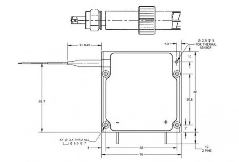 ST-115-976-105-1-1.5-SMA-R01 SMA端接激光模块 半导体激光器