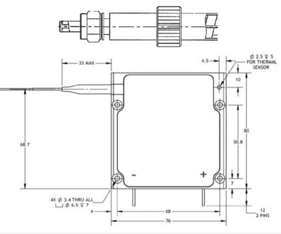 ST-130-9xx-105-1.5-SMA-R01 SMA端接激光模块 半导体激光器