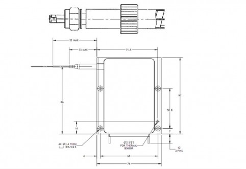 ST-155-9xx-105-5-1.5-SMA-R01 SMA端接激光模块 半导体激光器