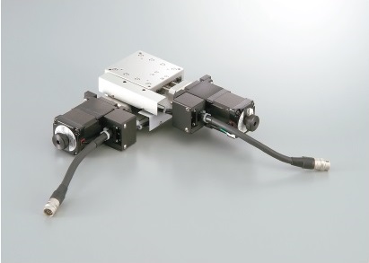 薄型XY-轴电动线性平台 - KY0725C (交叉滚柱导轨) 电动台