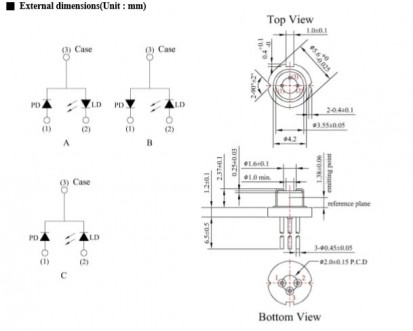 U-LD-650571A/B/C 激光二极管 半导体激光器