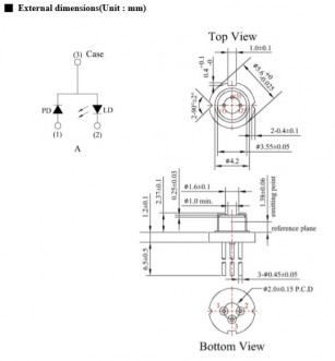 U-LD-65057PAp 激光二极管 半导体激光器