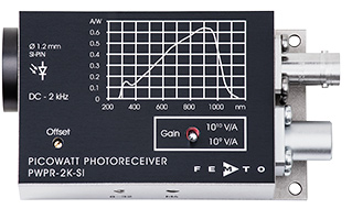 带有Si-PIN光电二极管的超低噪声2kHz光收发器 PWPR-2K-SI 光电探测器