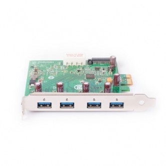 USB 3.0卡PCIe Fresco 4端口 科学和工业相机