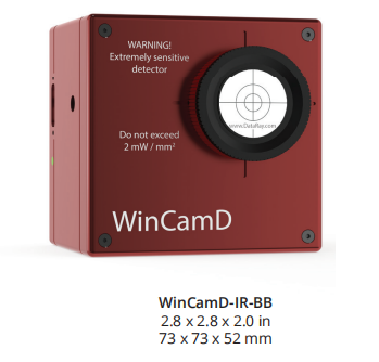 WinCamD-IR-BB 2 - 16µm波长范围内的激光束轮廓成像 光束分析仪