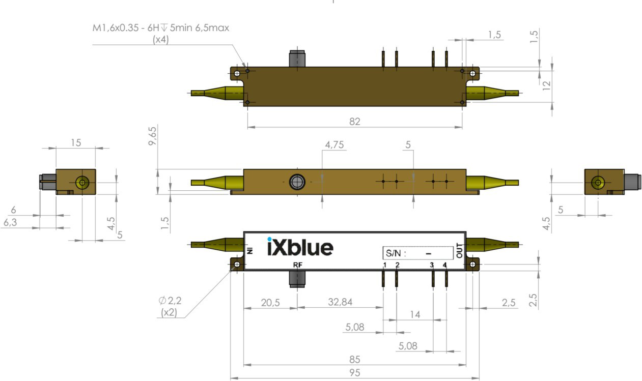 MXER1300-LN-10-PD-P-P-FA-FA-30dB 光电调制器 电光调制器(EOM)