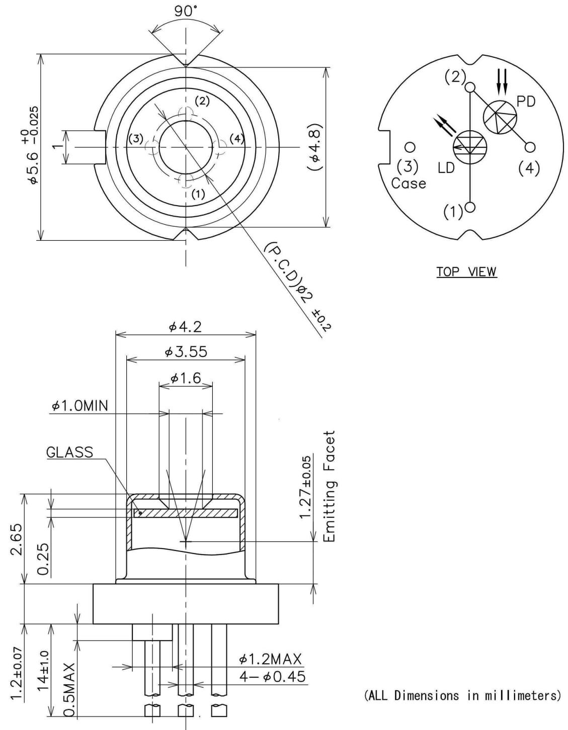 QLD103E-xx50-ST 激光器 发光二极管